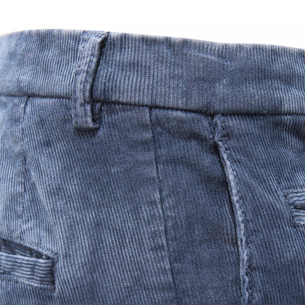 9449AQ pantalone uomo velluto  ALTEA man velvet trousers blue