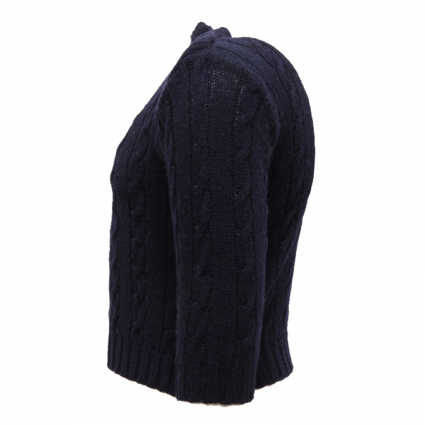 9470U maglione bimbo PAIO CRIPPA lana merino wool blue sweater kid