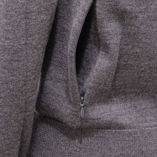 9473AF maglione uomo WOOLRICH grey wool sweater man