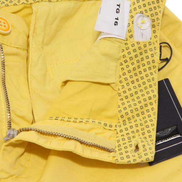 9473S bermuda bimbo giallo  ASTON MARTIN short pant kid
