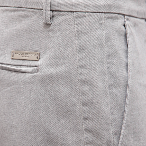 9498AL pantalone uomo PAOLO PECORA man trouser denim grey