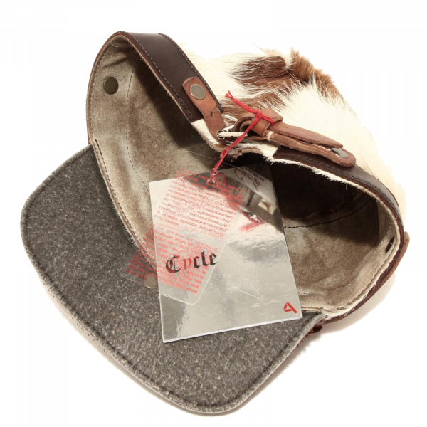 94995 cappello CYCLE PELLE CAVALLINO accessori donna hat women