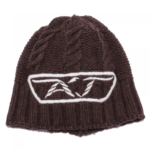 9500X cuffia boy bimbo ARMANI JEANS brown mix wool beanie hat