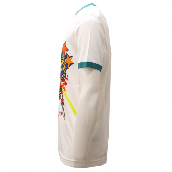 maglia uomo DOLCE & GABBANA off white/green cotton t-shirt men