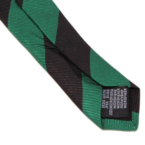 9576W cravatta uomo MESSORI  black/green silk tie men