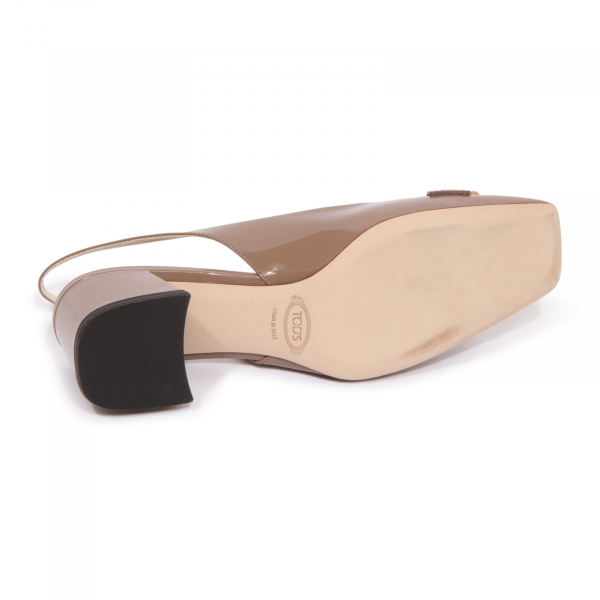9578AZ SLING-BACK DONNA TOD'S WOMAN PATENT SHOES