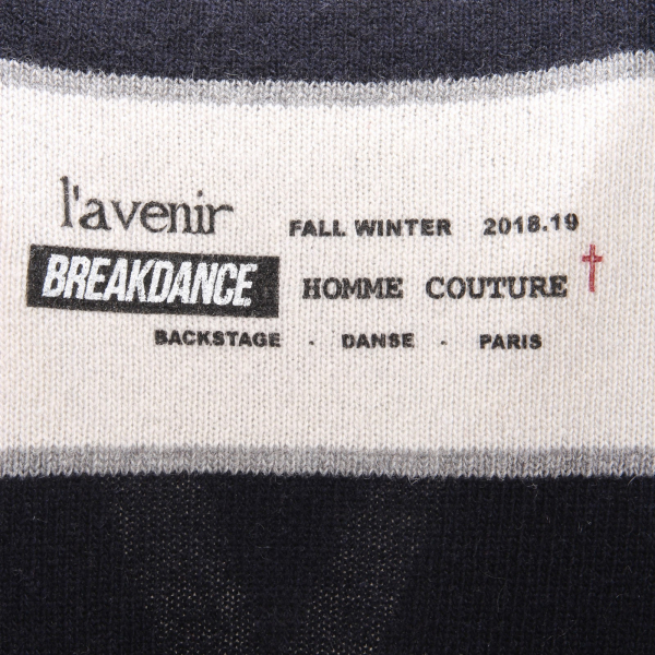 9586AF maglione uomo HOMME COUTURE DANIELE ALESSANDRINI blue wool sweater men