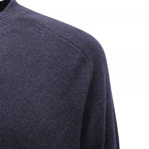 9587AV MAGLIONE UOMO BROOKSFIELD MAN CASHMERE SWEATER BLUE