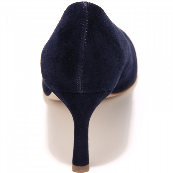 95945 decollete blu TOD'S  T75 SC FIBBIA PELLE scarpa donna shoes women
