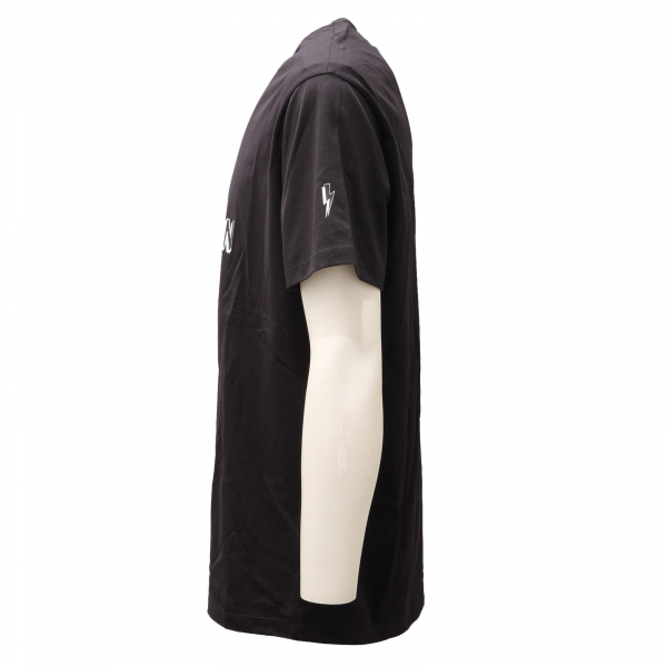 9614AD maglia uomo NEIL BARRETT black cotton t-shirt men