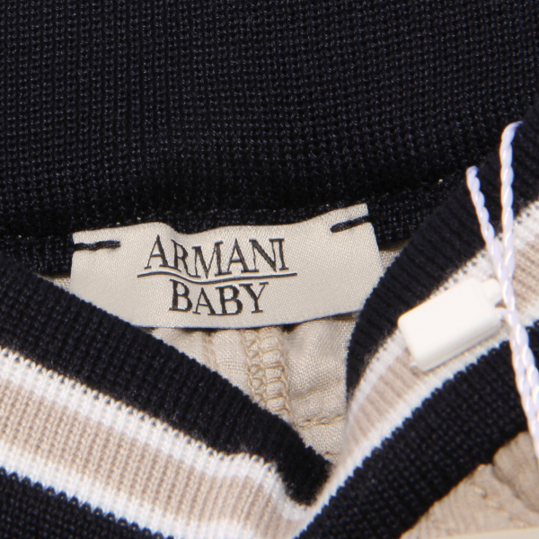 9637U pantalone bimbo ARMANI BABY beige velluto a coste trouser pant kid
