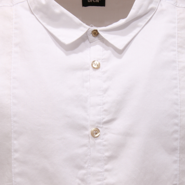 9667AQ camicia uomo OFFICINA36 man cotton shirt white