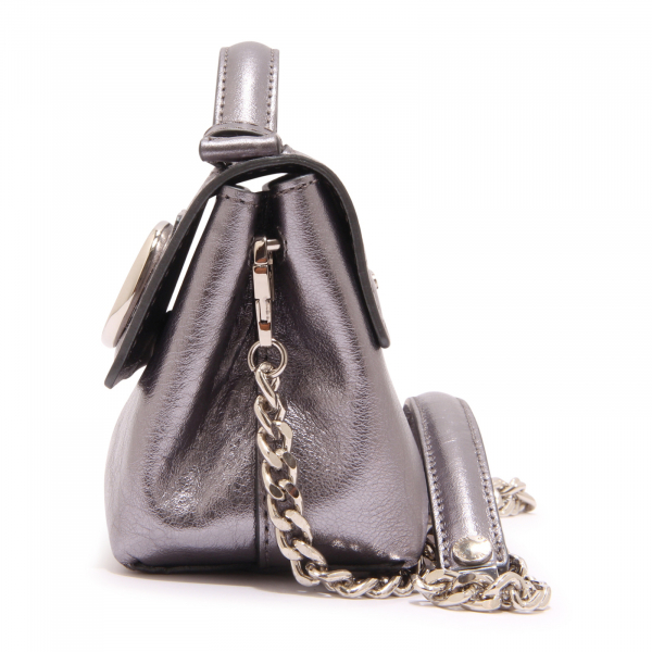 9668AR mini bag donna ORCIANI BASSET PEPITA woman pochette
