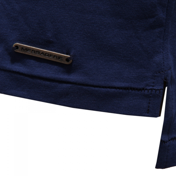 9676K maglia uomo MESSAGERIE blue t-shirt man