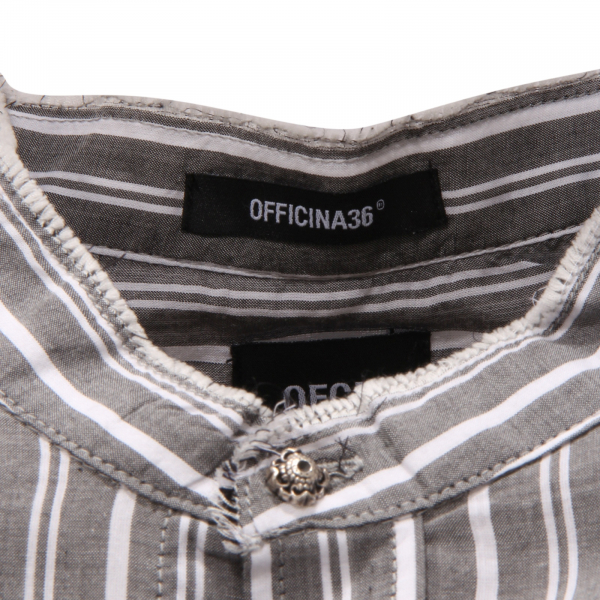 9684AQ camicia uomo OFFICINA36 man shirt grey