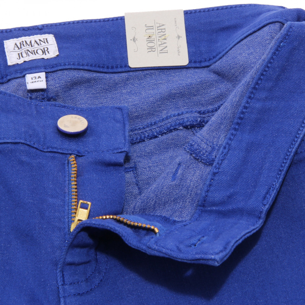 9694U pantalone bimba ARMANI JUNIOR bluette pant trouser kid
