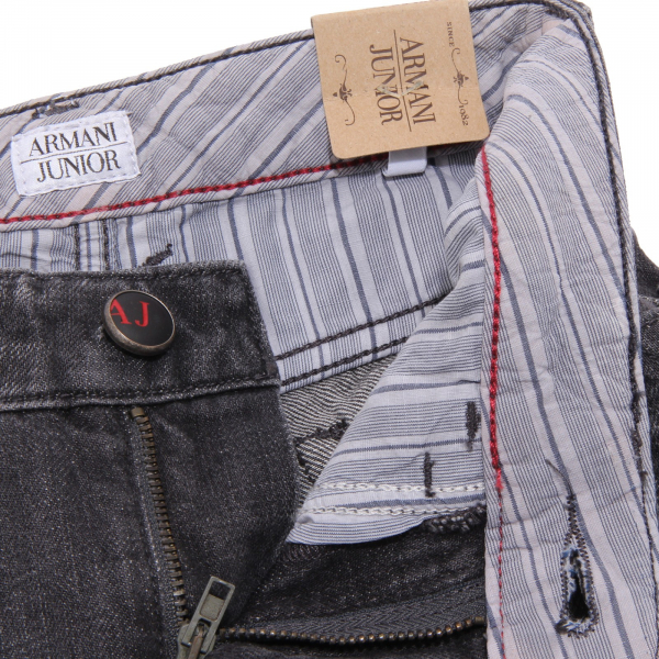 9706U jeans bimbo ARMANI JUNIOR denim nero pant trouser kid