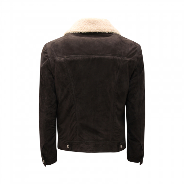 9712AU GIUBBOTTO UOMO BULLY MAN SUEDE JACKET BLACK