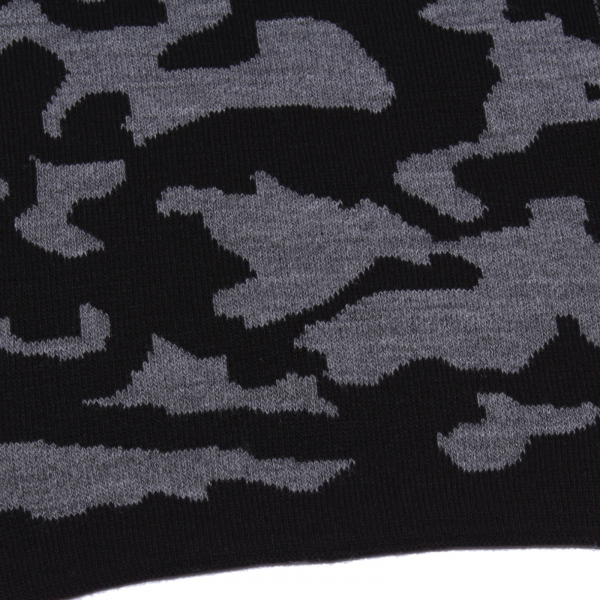 9712X sciarpa unisex ARMANI JEANS green/black wool scarf unisex
