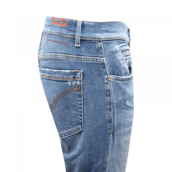 9735AV JEANS UOMO DONDUP GEORGE SKINNY FIT MAN TROUSERS