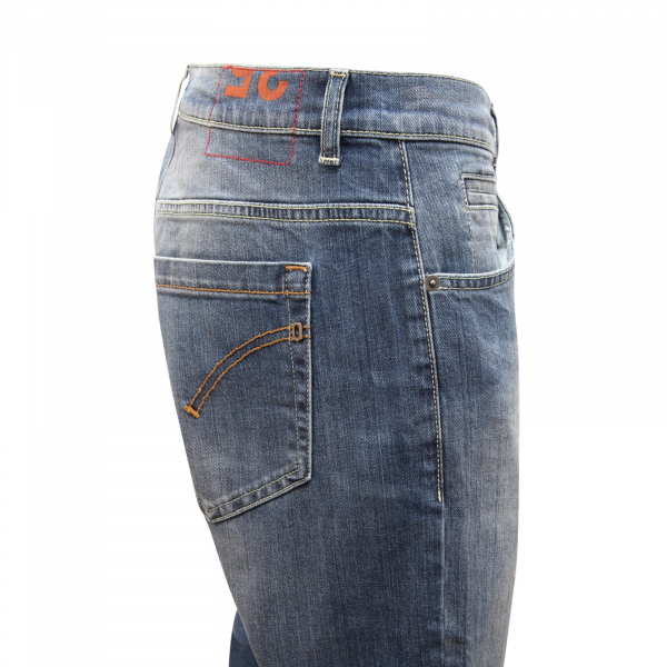 9765AV JEANS UOMO DONDUP GEORGE SKINNY FIT MAN TROUSERS