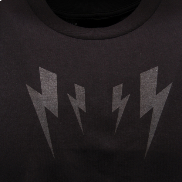 9768AP maglia uomo NEIL BARRETT SLIM FIT man t-shirt black