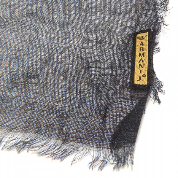 9771S foulard uomo ARMANI grigio scarf cotton men