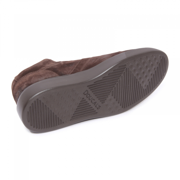 9798AT sneaker uomo DOUCAL'S man vintage effect shoes brown