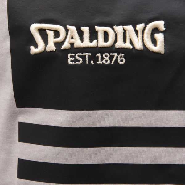 9801AD maglia uomo SPALDING grey delave cotton t-shirts men
