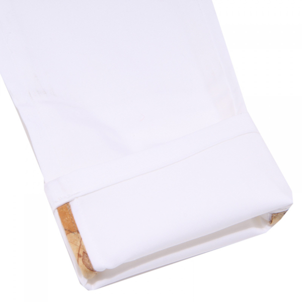 9857V pantaloni bimba 1A CLASSE ALVIERO MARTINI white cotton pant kid