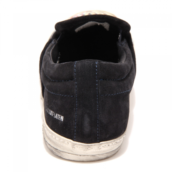 9864G slippers sneakers uomo blu P448 e 4 slip on scarpe scarpa shoes men