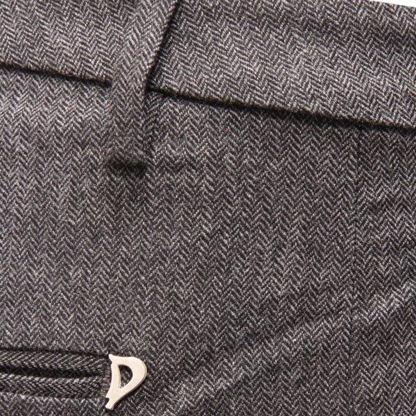 9872AV PANTALONE DONNA DONDUP CARMEN WOMAN WOOL BLEND TROUSERS