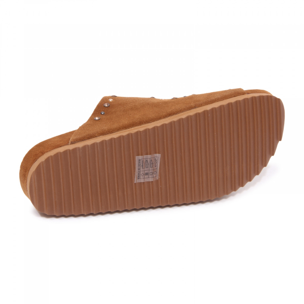 9876AZ CIABATTA DONNA COLORS OF CALIFORNIA WOMAN SUEDE SANDAL