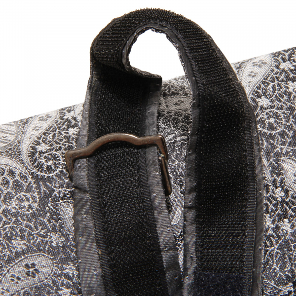 9906W fascia da smoking uomo MESSORI black/grey silk cummerbund man