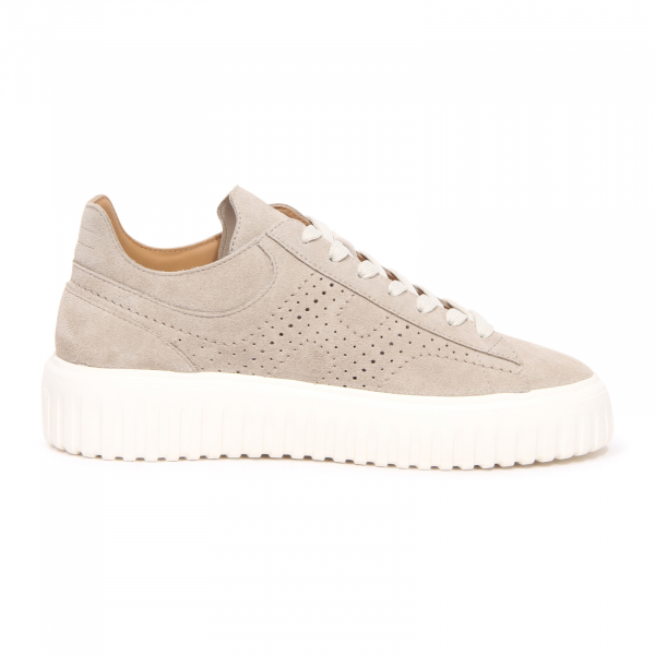 9910AZ SNEAKER UOMO HOGAN STRIPES H FORATA MAN SUEDE SHOES
