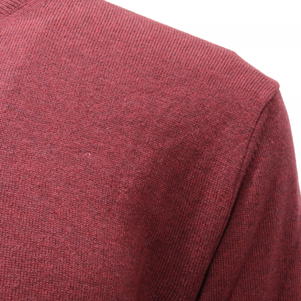 9911AF maglione uomo TOUCH BACK burgundy wool/cotton sweater men