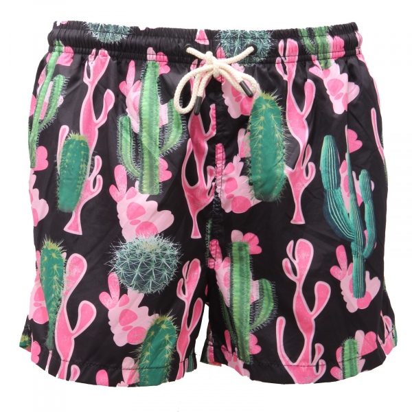 9921AE costume boxer uomo LOVED. cactus print beachwear man