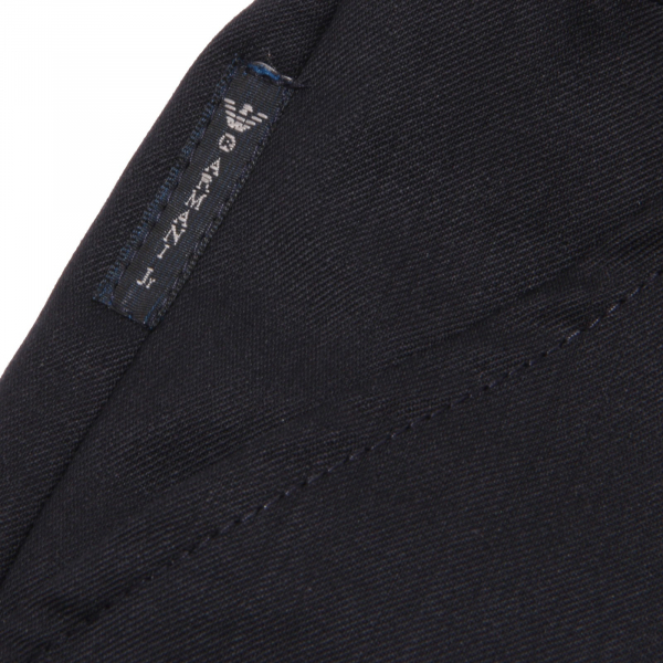 9921V pantalone bimbo ARMANI JUNIOR wool blue classic trouser kid