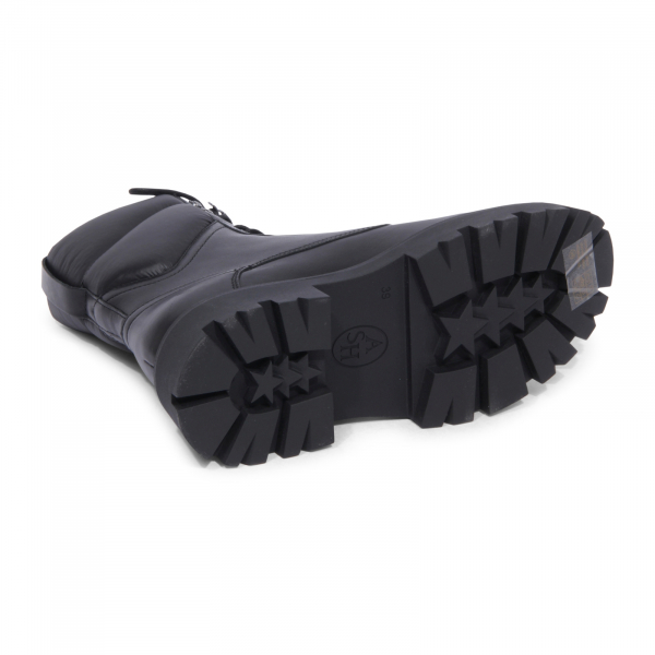 9927AT anfibio donna ASH GOTTA woman leather/puffy nylon boots