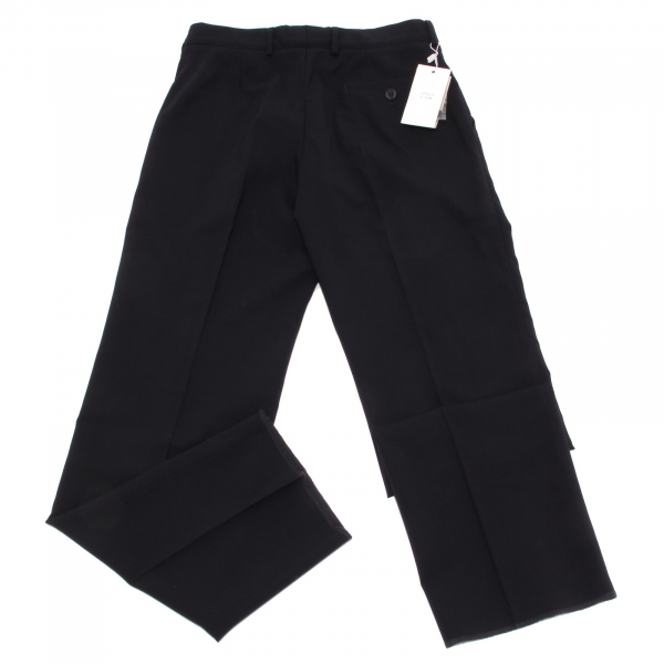 9930V pantalone bimbo ARMANI JUNIOR wool blue classic trouser kid