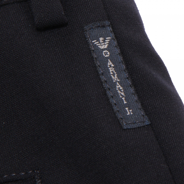 9930V pantalone bimbo ARMANI JUNIOR wool blue classic trouser kid