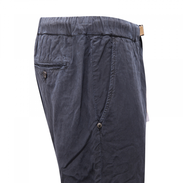 9933AQ pantalone uomo WHITE SAND ROBERT man trousers blue