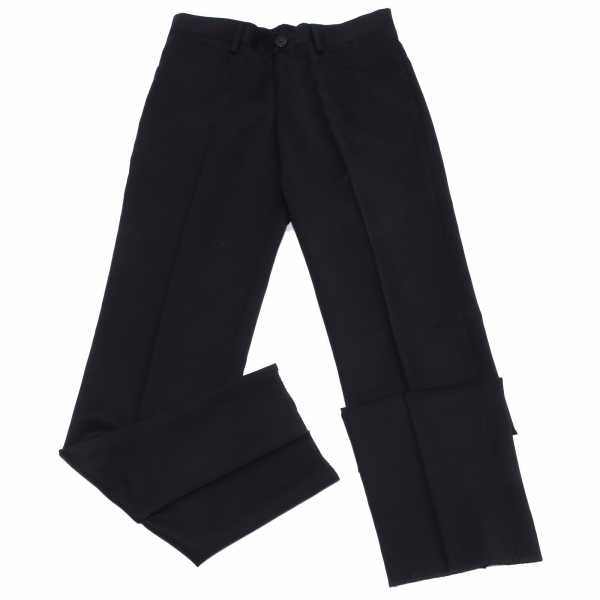 9939V pantalone bimbo ARMANI JUNIOR wool blue classic trouser kid