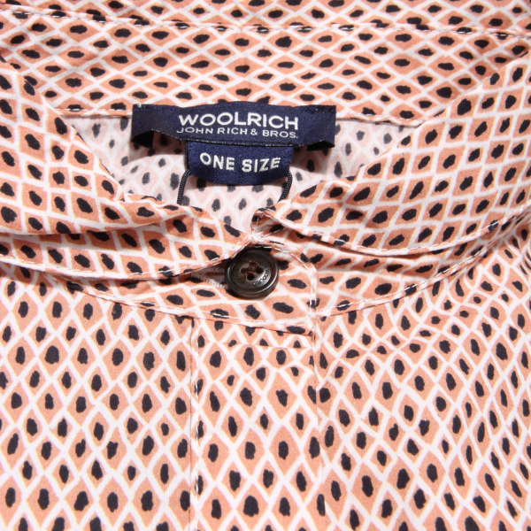 9946AA camicione donna tunica WOOLRICH cotton overlong shirt woman