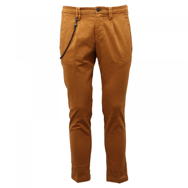 9946AE pantalone uomo MASON'S tobacco brown cotton blend trouser man