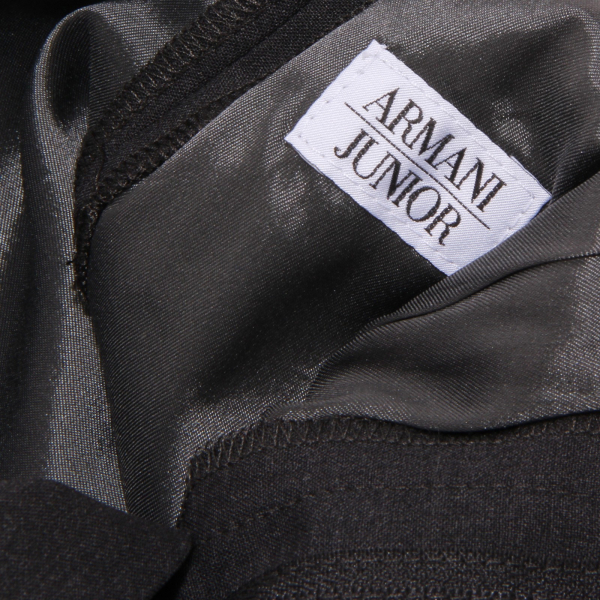 9951V pantalone bimbo ARMANI JUNIOR wool grey classic trouser kid