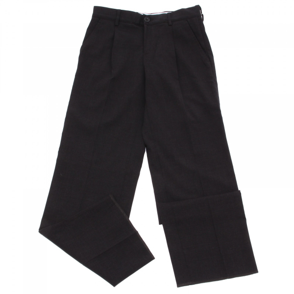 9951V pantalone bimbo ARMANI JUNIOR wool grey classic trouser kid