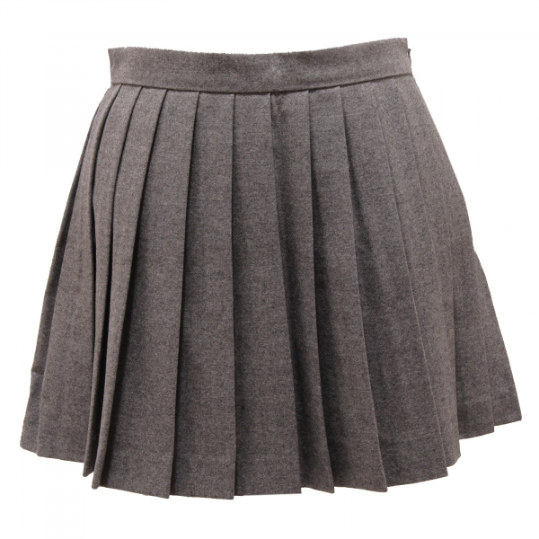 9954U gonna bimba MONCLER lana grigio skirt kid
