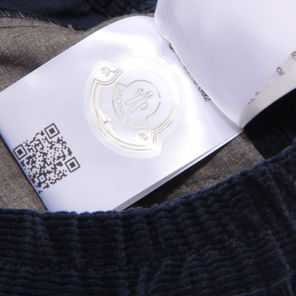 9958T pantalone bimbo MONCLER velluto blu trouser pant kid