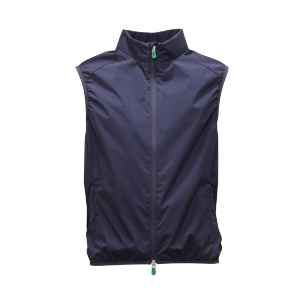 9965AR smanicato uomo SAVE THE DUCK MARS man jacket blue